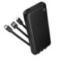 BOROFONE powerbank 10000 mAh mit integrierten Kabeln
