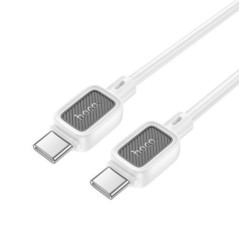 Cable USB C to USB C Hoco 3A 60W 1 m X108 white