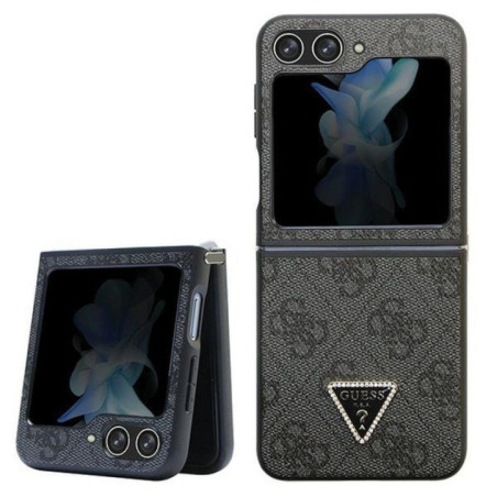 GUESS case for SAMSUNG Z Flip 5 GUHCZF5P4TDPK (4G Triangle Strass) black