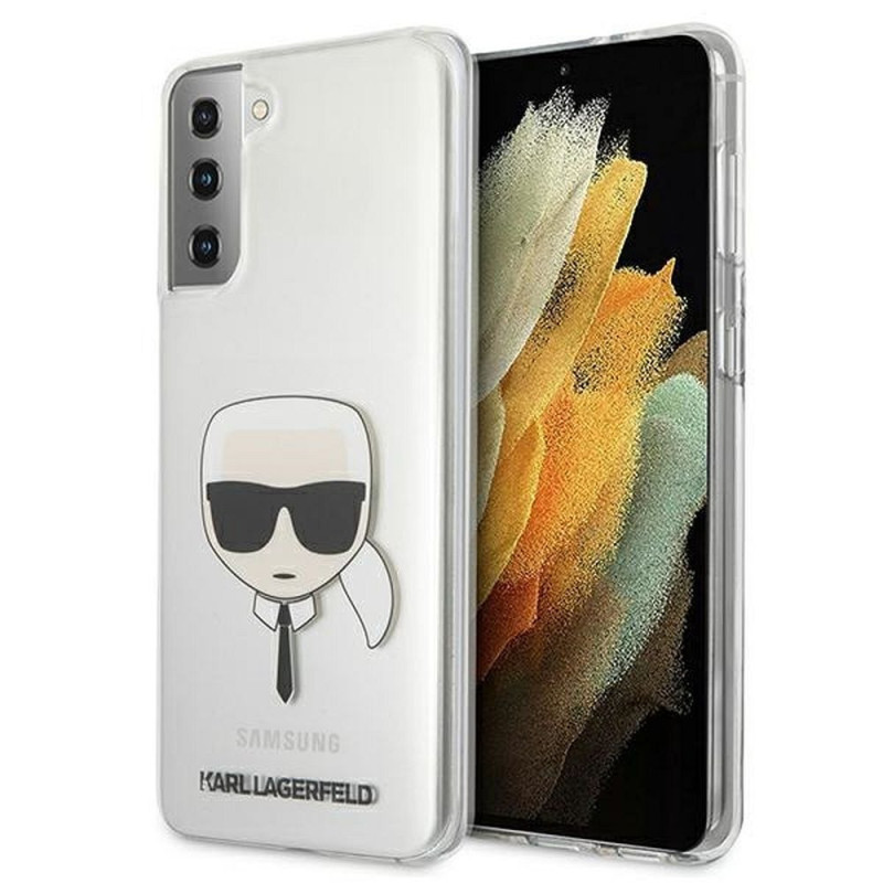 KARL LAGERFELD case for SAMSUNG S21 Plus KLHCS21MKTR (Karl's Head) transparent
