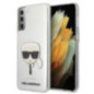 KARL LAGERFELD case for SAMSUNG S21 Plus KLHCS21MKTR (Karl's Head) transparent
