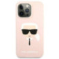 KARL LAGERFELD case for IPHONE 13 Pro KLHCP13LSLKHLP (Silicone K. Head) light pink KARL LAGERFELD case for IPHONE 13 Pro KLHCP13LSLKHLP (Silicone K. Head) light pink