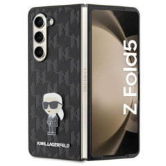 OKARL LAGERFELD case for SAMSUNG Z Fold 5 KLHCZFD5SAPKINPK (Saffiano Mono IK PIN)  black