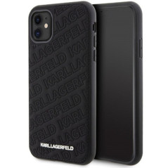 KARL LAGERFELD case for IPHONE 11 KLHCN61PQKPMK (Quilted K Pattern) black