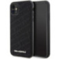 KARL LAGERFELD case for IPHONE 11 KLHCN61PQKPMK (Quilted K Pattern) black