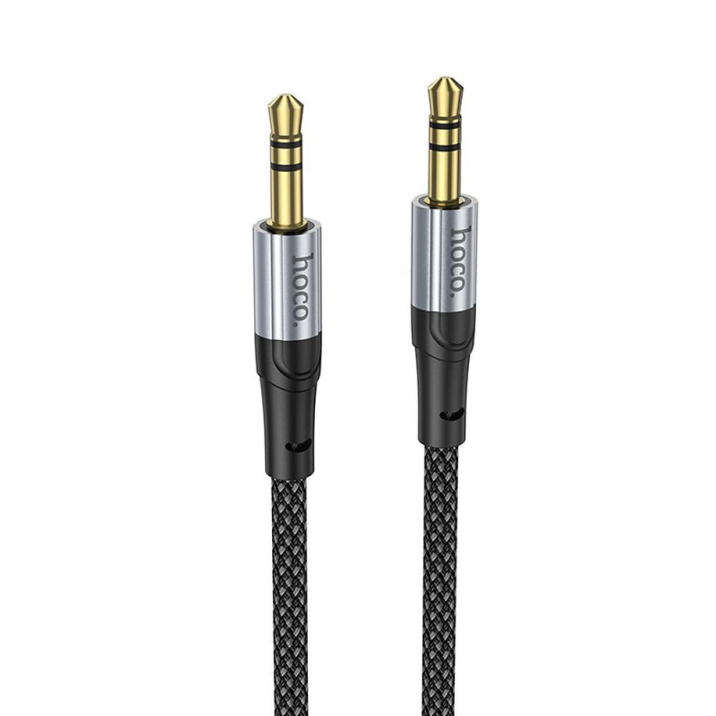 Cable AUX Jack 3,5 mm to Jack 3,5 mm Hoco 1 m UPA26 black