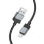 Cable USB A to Micro USB Hoco 2,4A 1 m X110 black