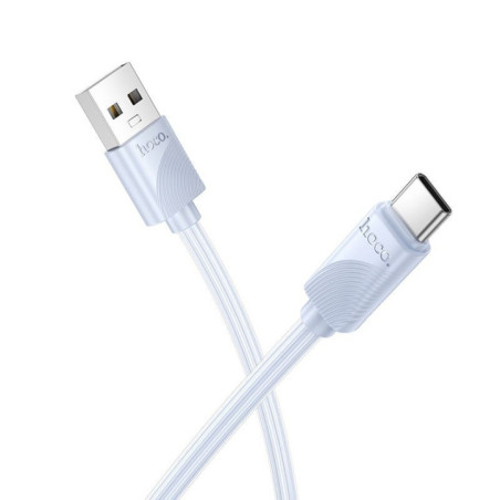 Cable USB A to USB C Hoco 3A 1 m X114 blue