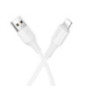 Cable USB A to Lightning Hoco 2,4A 1 m X120 white Cable USB A to Lightning Hoco 2,4A 1 m X120 white