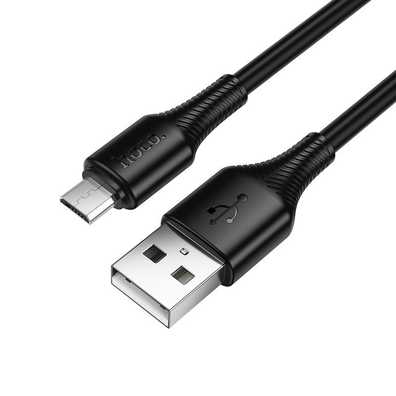 Cable USB A to Micro USB Hoco 2,4A 1 m X120 black