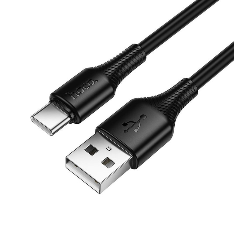 Cable USB A to USB C Hoco 3A 1 m X120 black Cable USB A to USB C Hoco 3A 1 m X120 black