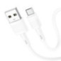 Cable USB A to Micro USB Hoco 2,4A 1 m X83 white