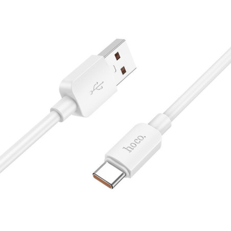 Cable USB A to USB C Hoco PD 6A 100W 1 m X96 white