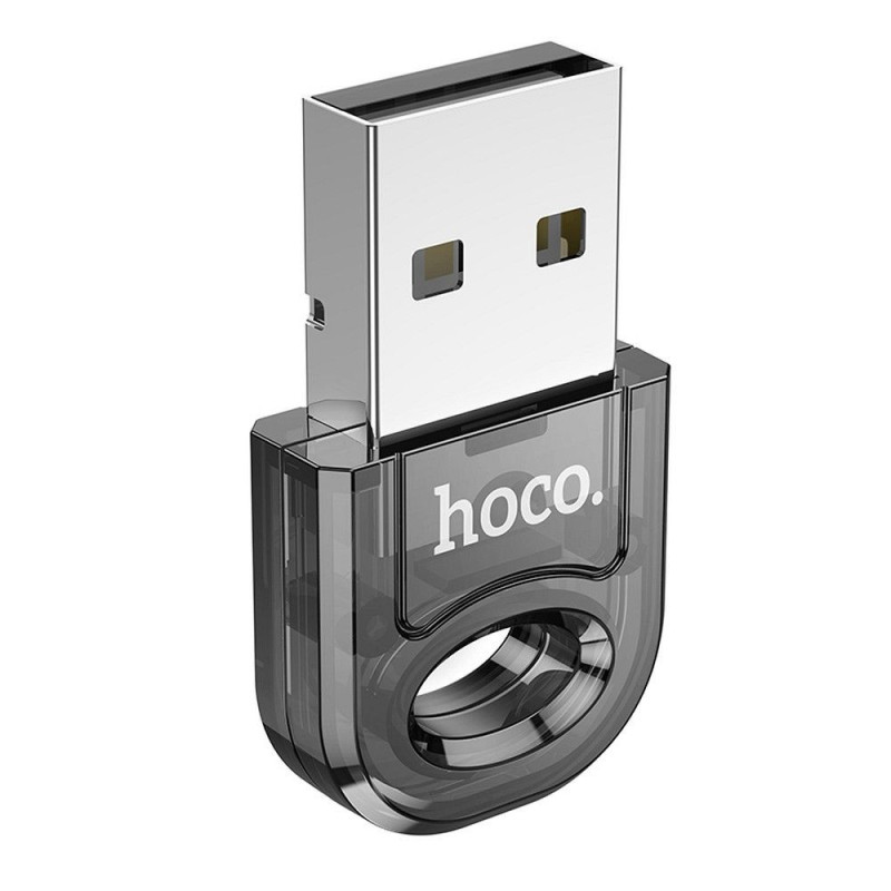 Adapter USB A bluetooth Hoco UA28 transparent black