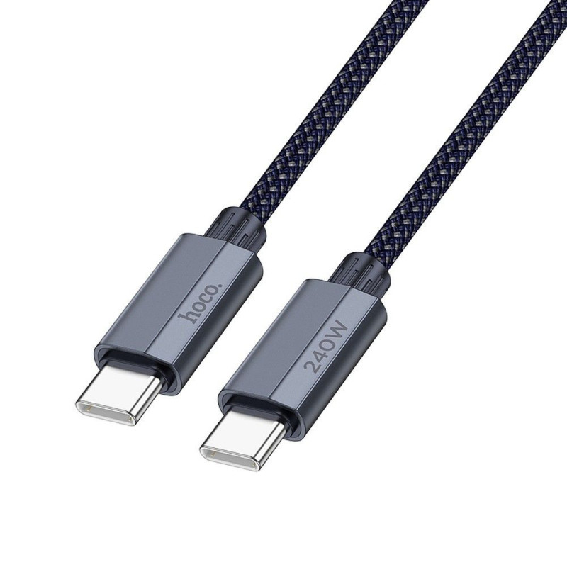 Cable USB C to USB C Hoco QC3.0 PD 5A 240W 1,8 m U134 gray Cable USB C to USB C Hoco QC3.0 PD 5A 240W 1,8 m U134 gray