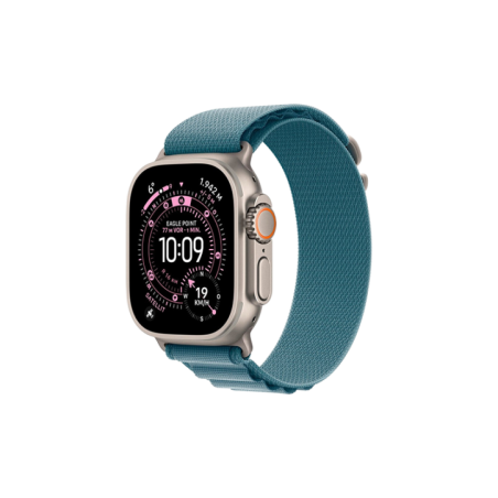 Watch Apple Watch Ultra 3 (2025) 5G 49mm Natural Titanium Case with Alpine Loop M - Light Blue
