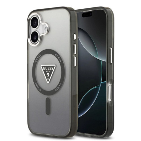 GUESS case for IPHONE 17 compatible with MagSafe GUHMP17SHGTMLCGK (IML Gradient W/ Triangle Logo) black
