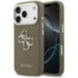 GUESS case for IPHONE 17 Pro compatible with MagSafe GUHCP17LPG4SMCEW (Grained PU W/ Big 4G Classic Logo) brown