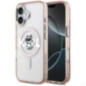 KARL LAGERFELD case for IPHONE 17 compatible with MagSafe KLHMP17SHGCHGKBP (IML Choupette Sketch Logo) pink