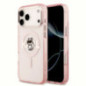 KARL LAGERFELD case for IPHONE 17 Pro Max compatible with MagSafe KLHMP17XHGCHGKBP (IML Choupette Sketch Logo) pink