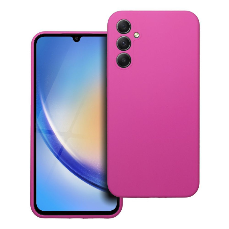Case SILICONE 2mm for SAMSUNG A34 5G pink Case SILICONE 2mm for SAMSUNG A34 5G pink
