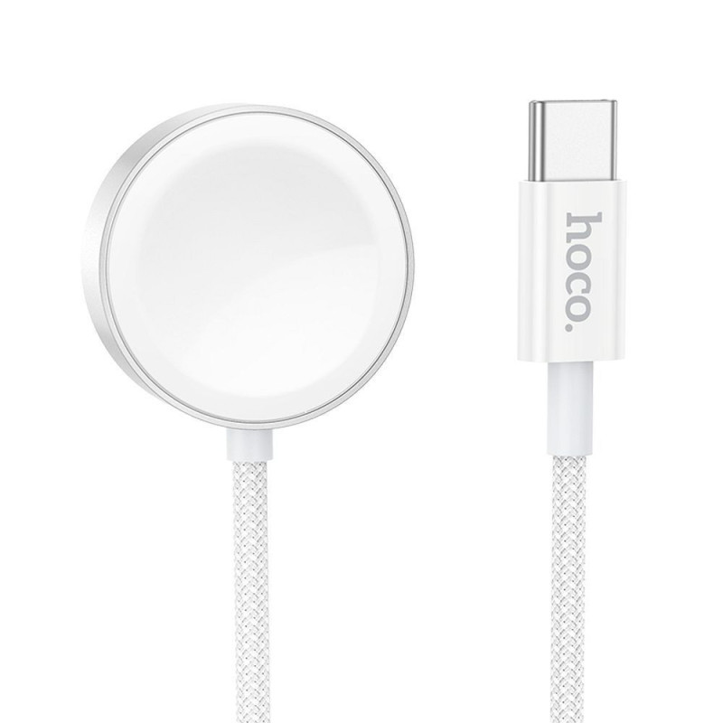 Wireless charger Hoco 2,5W USB C compatible with Apple Watch and Samsung Watch CW59 white Wireless charger Hoco 2,5W USB C compatible with Apple Watch and Samsung Watch CW59 white