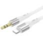 Cable AUX Jack 3,5 mm to Lightning Hoco 1 m UPA22 white