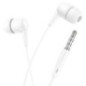 HOCO wire earphones Jack 3,5 mm with microphone M97 white