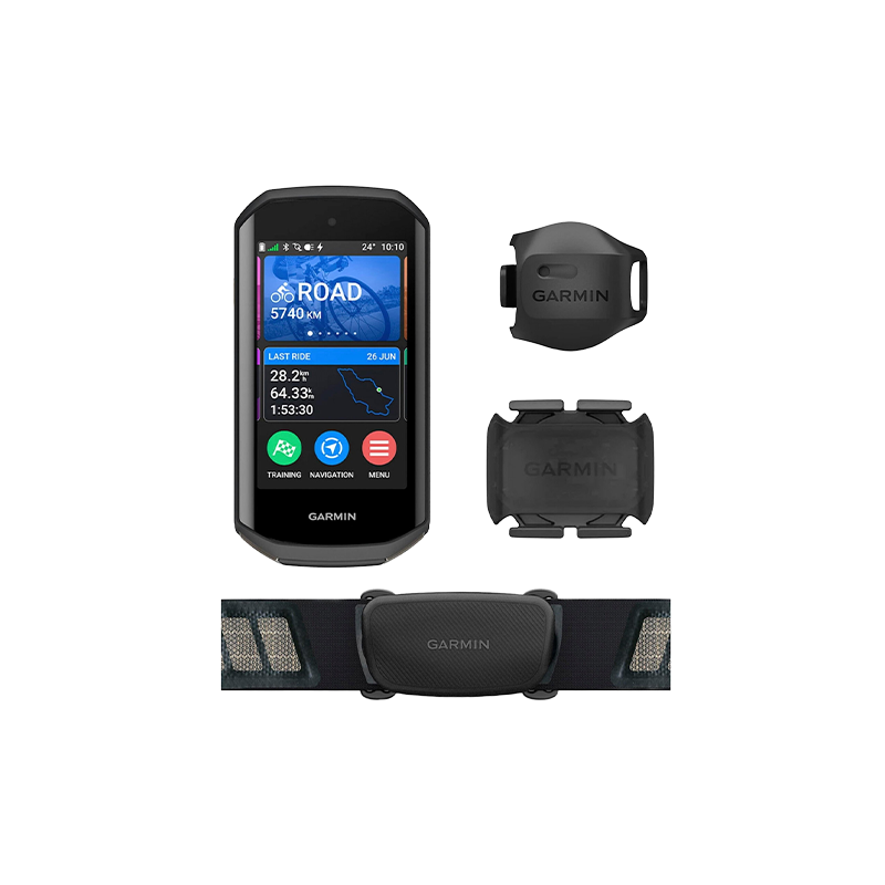 Garmin Edge 1050 3.5 GPS Bundle - Black