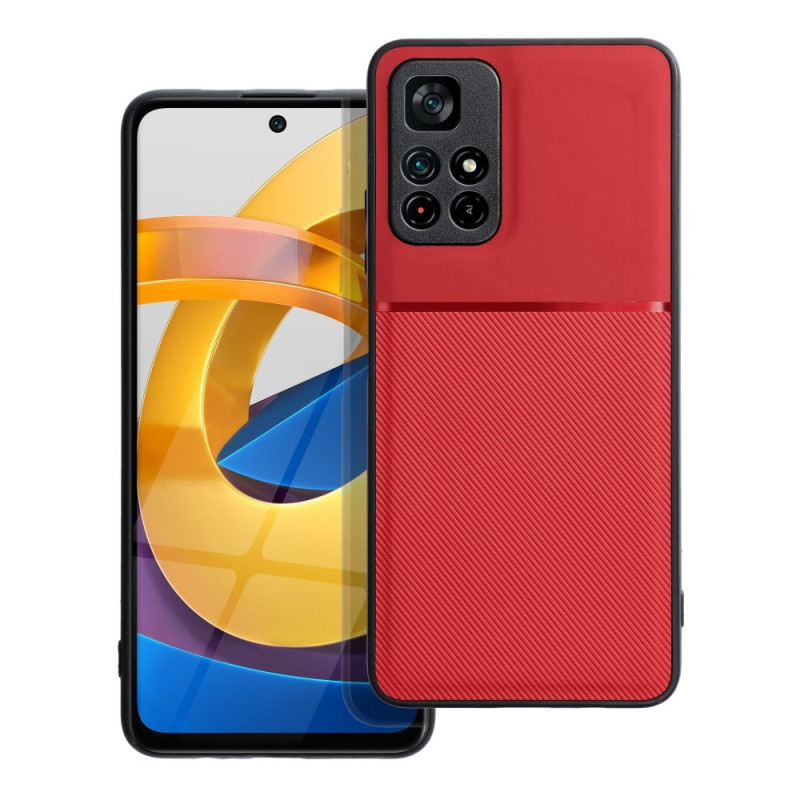 NOBLE case for XIAOMI POCO M4 PRO 5G / Redmi Note 11T 5G / Redmi Note 11S 5G red
