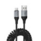 Cable USB A to Micro USB Hoco 2,4A 1,5 m X121 black