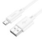 Cable USB A to Micro USB Hoco 2,4A 2 m X88 white
