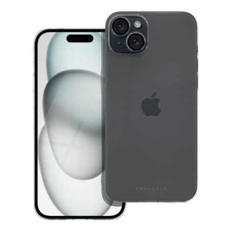 ROAR case PURE SIMPLE FIT for IPHONE 15 Plus Clear