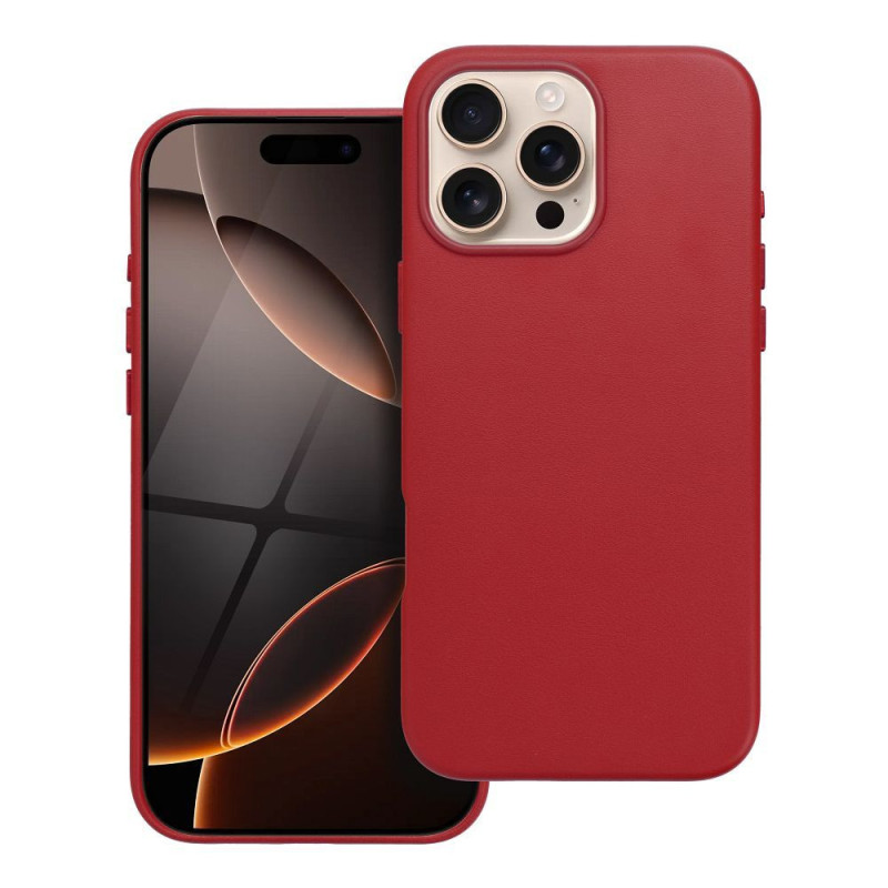LEATHER MAG COVER case for IPHONE 16 Pro Max red LEATHER MAG COVER case for IPHONE 16 Pro Max red