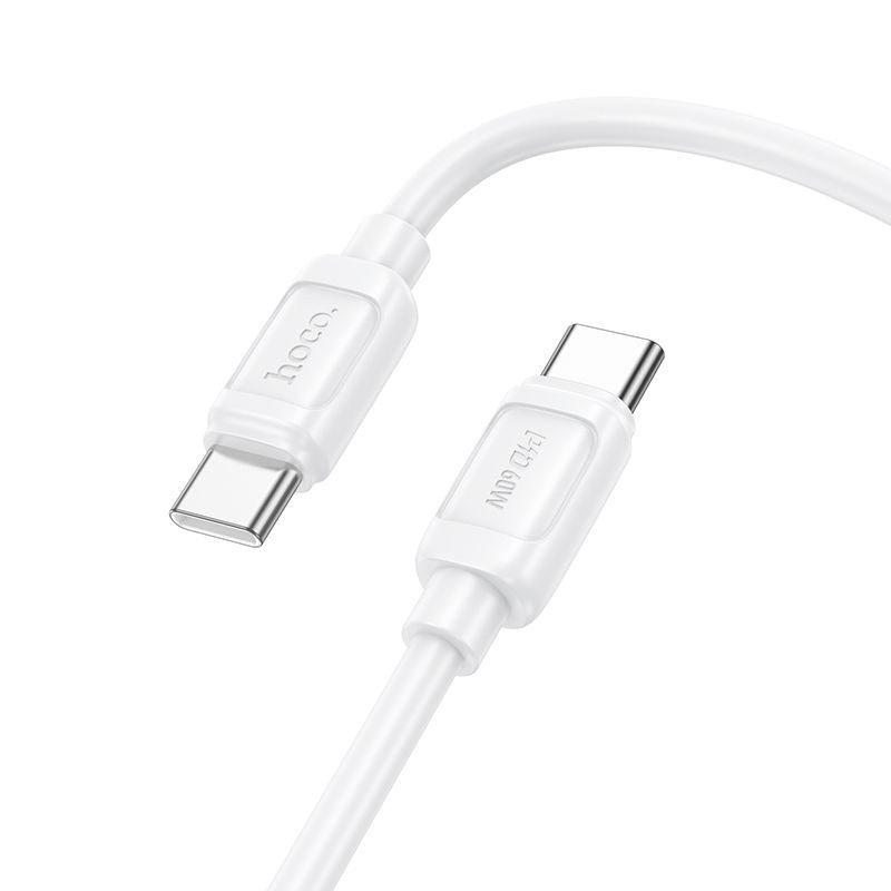 Cable USB C to USB C Hoco PD 5A 240W 1 m X115 white Cable USB C to USB C Hoco PD 5A 240W 1 m X115 white