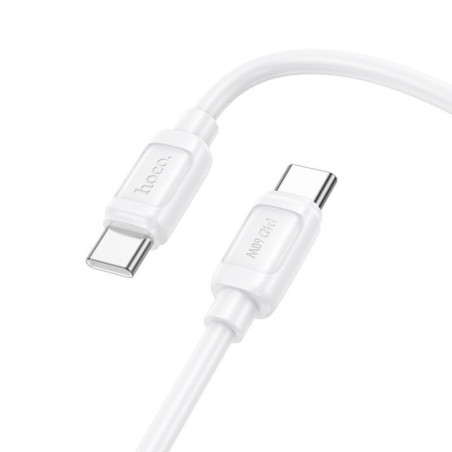 Cable USB C to USB C Hoco PD 5A 240W 1 m X115 white