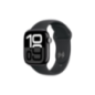 Watch Apple Watch Series 10 GPS 42mm Jet Black Aluminium Case with Sport Band S/M - Black