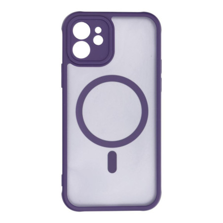 FULL MATTE MAG COVER case compatible with MagSafe for IPHONE 12 purple