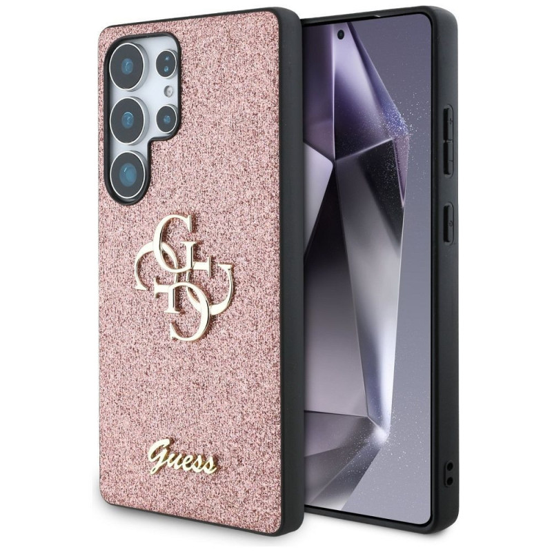 GUESS case for SAMSUNG S25 Ultra GUHCS25LHG4SGP (Fixed Glitter Big 4G) pink GUESS case for SAMSUNG S25 Ultra GUHCS25LHG4SGP (Fixed Glitter Big 4G) pink