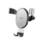 Gravity car phone holder Hoco air vent CA56 PLUS silver metallic