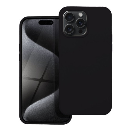 SILICONE case for IPHONE 15 Pro Max black