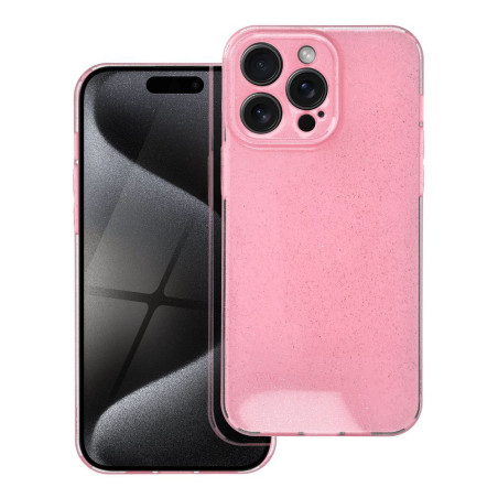 CLEAR CASE 2 mm BLINK for IPHONE 15 Pro Max pink
