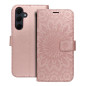 MEZZO Book case for SAMSUNG A35 5G mandala rose gold MEZZO Book case for SAMSUNG A35 5G mandala rose gold