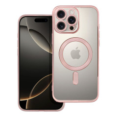 ELECTRO MAG COVER case compatible with MagSafe for IPHONE 16 Pro Max rose gold