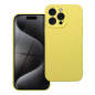 Case SILICONE 2mm for IPHONE 15 Pro Max lemon Case SILICONE 2mm for IPHONE 15 Pro Max lemon