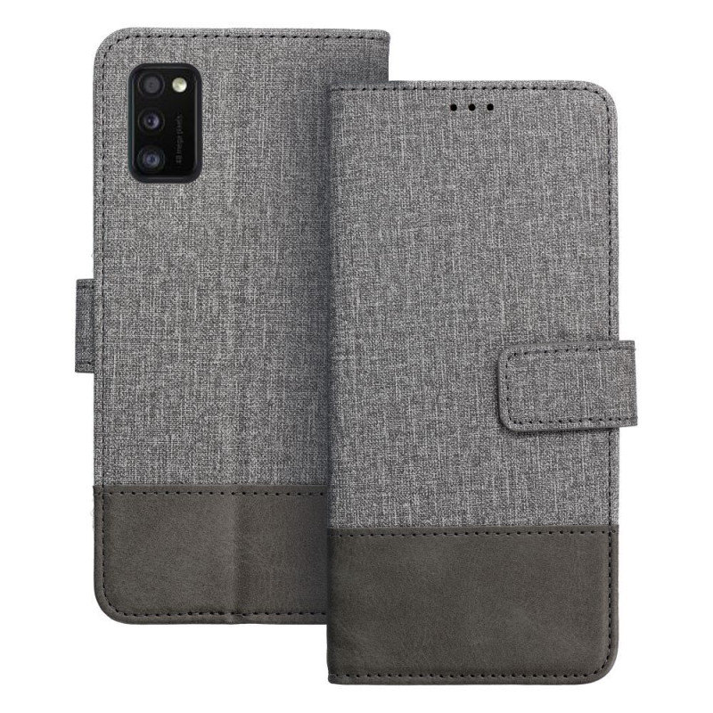 Flip case for Samsung A41 Gomma Book gray Flip case for Samsung A41 Gomma Book gray