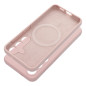 Case SILICONE 2mm for SAMSUNG S25 Ultra compatible with MagSafe sand pink
