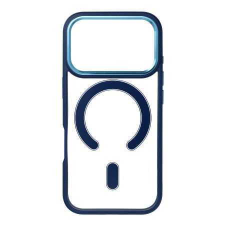 COLOR EDGE MAG COVER case compatible with MagSafe for IPHONE 17 Pro navy blue