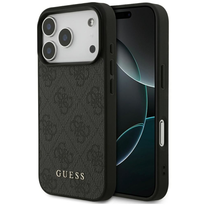GUESS case for IPHONE 17 Pro GUHCP17LG4GFGR (PU 4G Classic) black GUESS case for IPHONE 17 Pro GUHCP17LG4GFGR (PU 4G Classic) black
