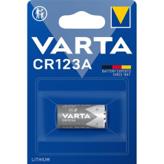VARTA lithium battery CR123A 3V 1 pcs